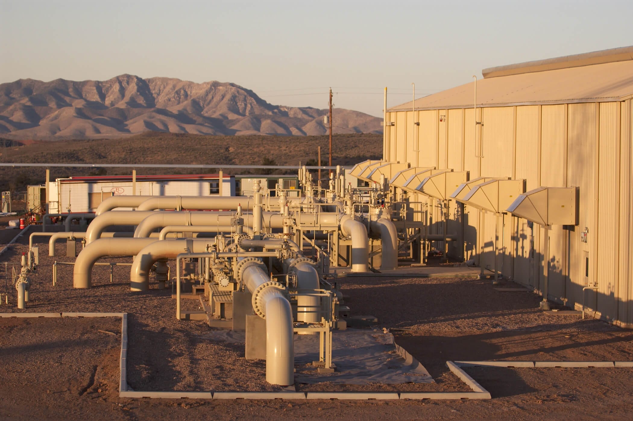 Kern River Pipeline Facilities Compressor Station.